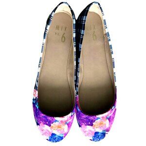 NWOT Mixed No. 6 Danzey Mixed Print Ballet Style Shoe Wm Size 8.5